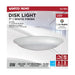 Disk Light Nuvo 62-1805 8 Watt - 7 Inch LED Disk Light - White Finish - CCT Selectable Nuvo