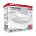 Disk Light Nuvo 62-1805 8 Watt - 7 Inch LED Disk Light - White Finish - CCT Selectable Nuvo
