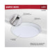 Disk Light Nuvo 62-1811R1 10 Inch LED Disk Light - 27K/3K/35K/4K/5K CCT Selectable - White Finish Nuvo
