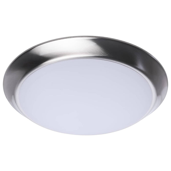Disk Light Nuvo 62-1812R1 10 Inch LED Disk Light - 27K/3K/35K/4K/5K CCT Selectable - Brushed Nickel Finish Nuvo