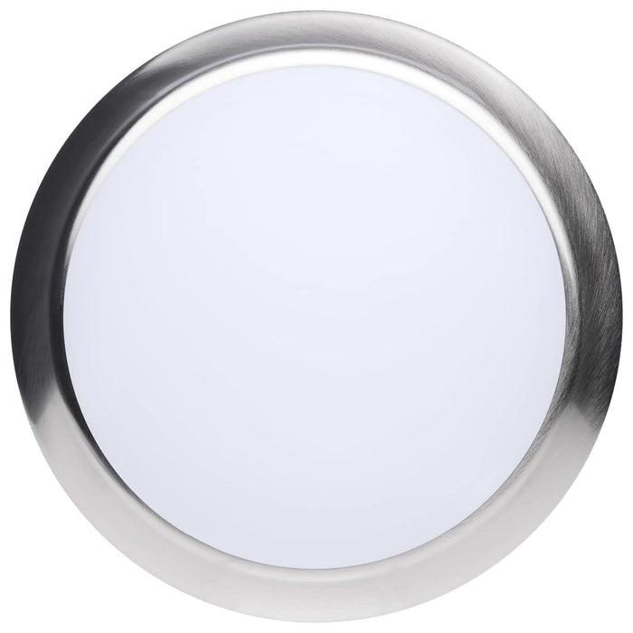 Disk Light Nuvo 62-1812R1 10 Inch LED Disk Light - 27K/3K/35K/4K/5K CCT Selectable - Brushed Nickel Finish Nuvo