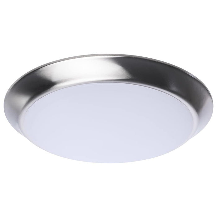 Disk Light Nuvo 62-1812R1 10 Inch LED Disk Light - 27K/3K/35K/4K/5K CCT Selectable - Brushed Nickel Finish Nuvo