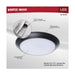 Disk Light Nuvo 62-1813R1 10 Inch LED Disk Light - 27K/3K/35K/4K/5K CCT Selectable - Bronze Finish Nuvo