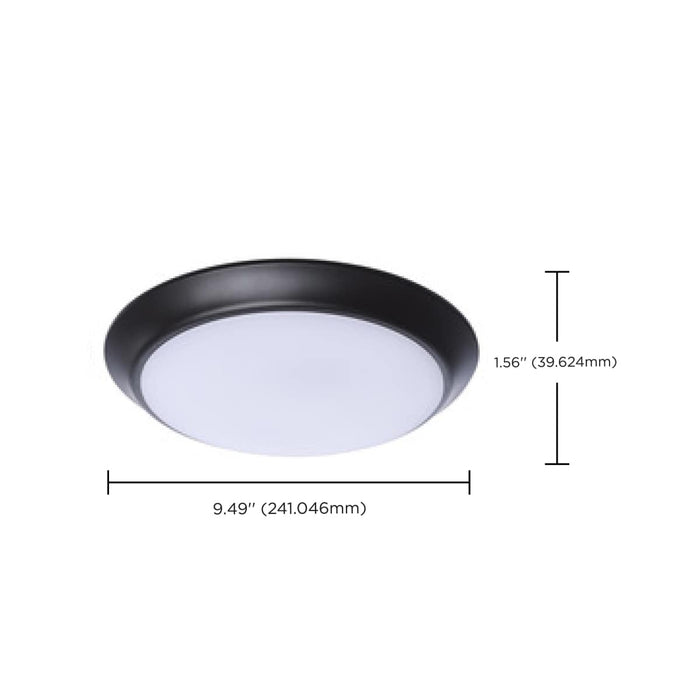 Disk Light Nuvo 62-1813R1 10 Inch LED Disk Light - 27K/3K/35K/4K/5K CCT Selectable - Bronze Finish Nuvo