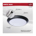 Disk Light Nuvo 62-1814R1 10 Inch LED Disk Light - 27K/3K/35K/4K/5K CCT Selectable - Black Finish Nuvo
