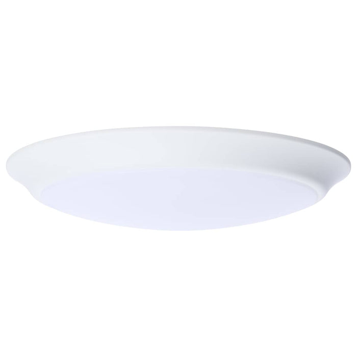 Disk Light Nuvo 62-1815R1 9.8 Watt - 10 Inch LED Disk Light - 27K/3K/35K/4K/5K CCT Selectable - White Finish Nuvo