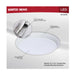Disk Light Nuvo 62-1815R1 9.8 Watt - 10 Inch LED Disk Light - 27K/3K/35K/4K/5K CCT Selectable - White Finish Nuvo