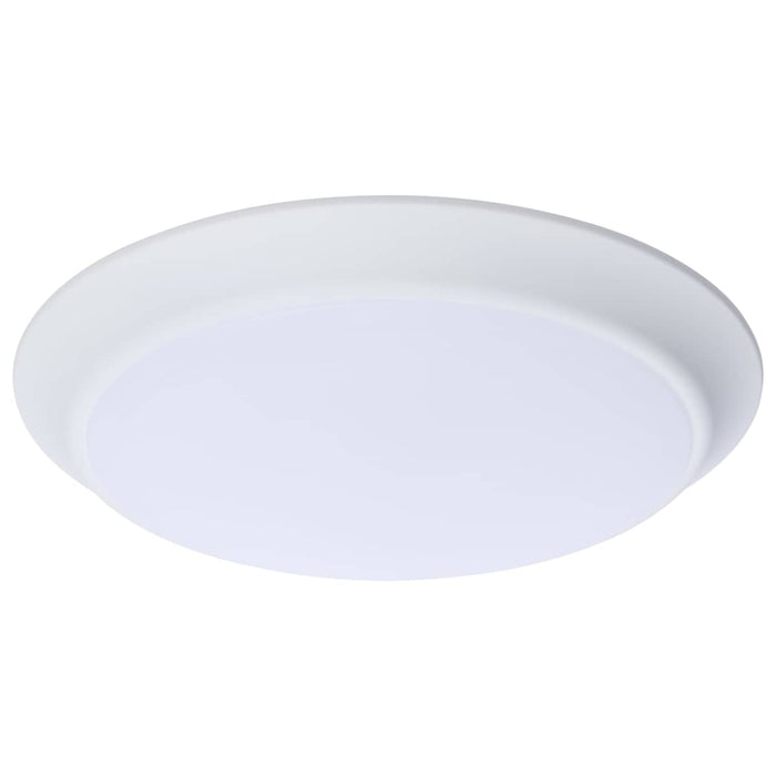Disk Light Nuvo 62-1815R1 9.8 Watt - 10 Inch LED Disk Light - 27K/3K/35K/4K/5K CCT Selectable - White Finish Nuvo