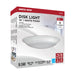 Disk Light Nuvo 62-1815 9.5 Watt - 10 Inch LED Disk Light - White Finish - CCT Selectable Nuvo