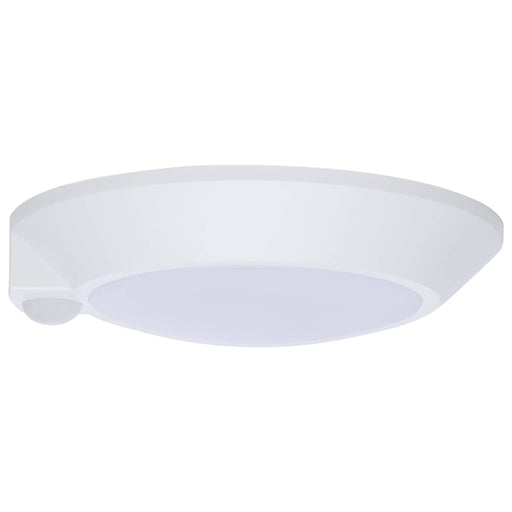 Disk Light Nuvo 62-1820R1 7 Inch LED Disk Light - 27K/3K/35K/4K/5K CCT Selectable - Occupancy Sensor - White Finish Nuvo