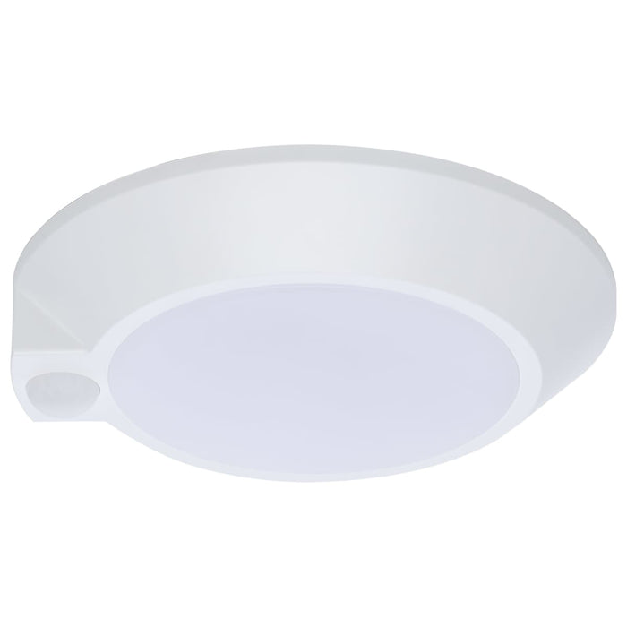 Disk Light Nuvo 62-1820R1 7 Inch LED Disk Light - 27K/3K/35K/4K/5K CCT Selectable - Occupancy Sensor - White Finish Nuvo