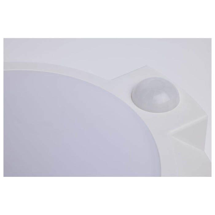 Disk Light Nuvo 62-1820R1 7 Inch LED Disk Light - 27K/3K/35K/4K/5K CCT Selectable - Occupancy Sensor - White Finish Nuvo