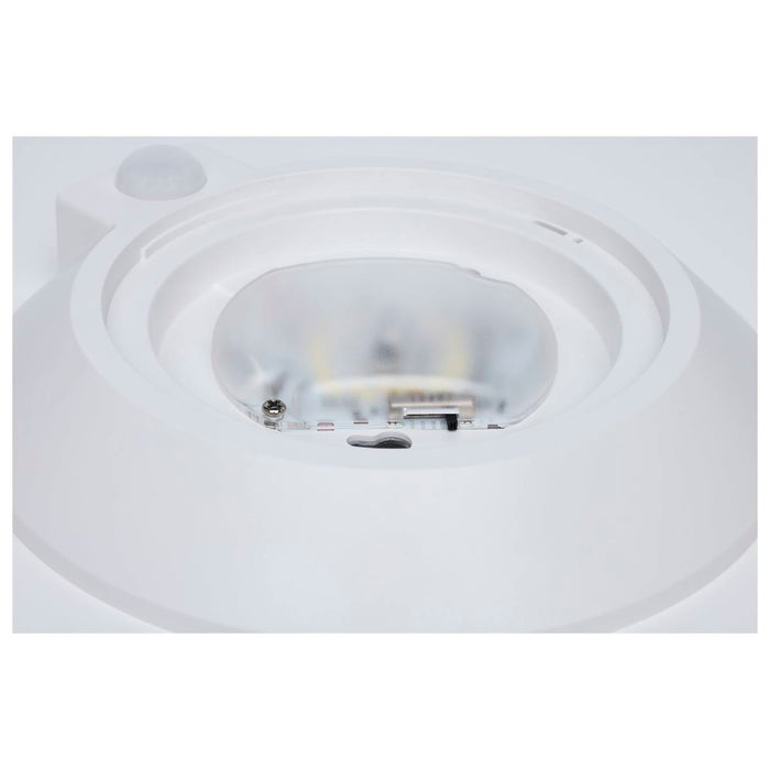 Disk Light Nuvo 62-1820R1 7 Inch LED Disk Light - 27K/3K/35K/4K/5K CCT Selectable - Occupancy Sensor - White Finish Nuvo
