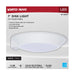 Disk Light Nuvo 62-1820R1 7 Inch LED Disk Light - 27K/3K/35K/4K/5K CCT Selectable - Occupancy Sensor - White Finish Nuvo