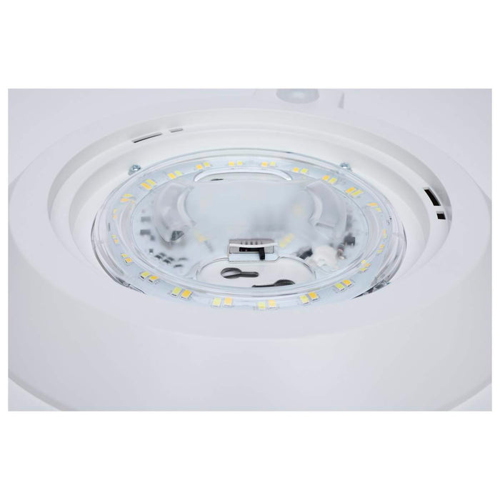 Disk Light Nuvo 62-1821R1 10 Inch LED Disk Light - 27K/3K/35K/4K/5K CCT Selectable - Occupancy Sensor - White Finish Nuvo