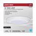 Disk Light Nuvo 62-1821R1 10 Inch LED Disk Light - 27K/3K/35K/4K/5K CCT Selectable - Occupancy Sensor - White Finish Nuvo