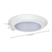 Disk Light Nuvo 62-1821 10 Inch - LED Disk Light - Fixture with Occupancy Sensor - White Finish - CCT Selectable Nuvo