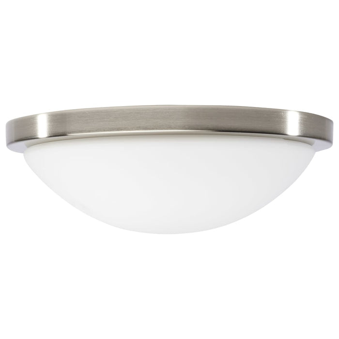 Flush Mount Nuvo 62-1842 Button - 11 Inch LED Flush Mount Fixture - Brushed Nickel Finish - CCT Selectable - 120 Volts Nuvo