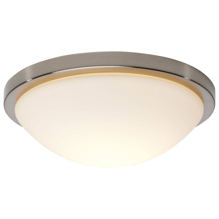 Flush Mount Nuvo 62-1842 Button - 11 Inch LED Flush Mount Fixture - Brushed Nickel Finish - CCT Selectable - 120 Volts Nuvo