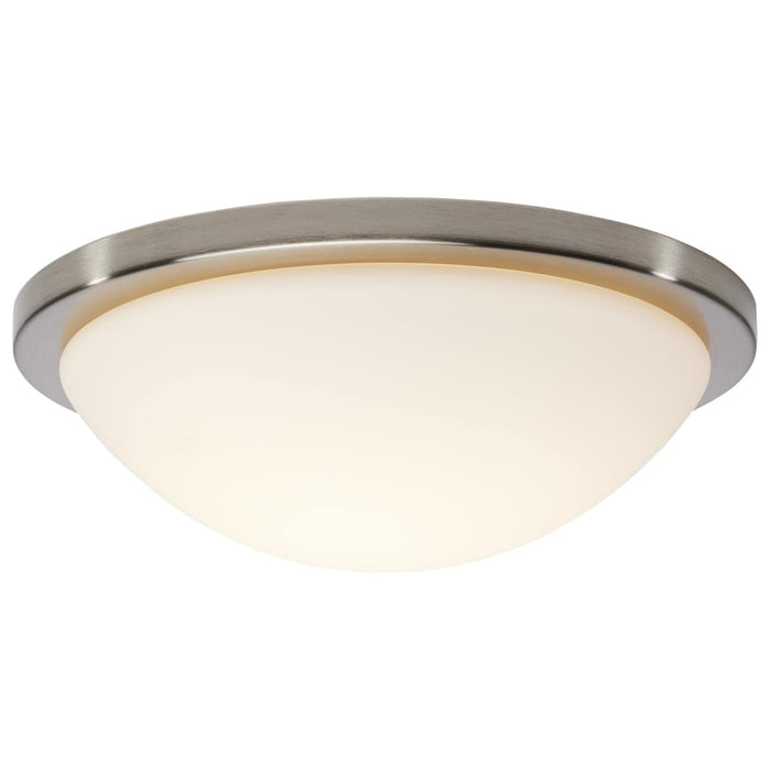 Flush Mount Nuvo 62-1843 Button - 13 Inch LED Flush Mount Fixture - Brushed Nickel Finish - CCT Selectable - 120 Volts Nuvo