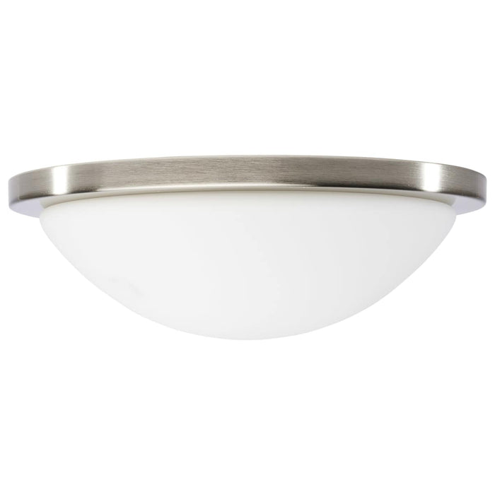Flush Mount Nuvo 62-1843 Button - 13 Inch LED Flush Mount Fixture - Brushed Nickel Finish - CCT Selectable - 120 Volts Nuvo
