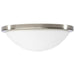 Flush Mount Nuvo 62-1843 Button - 13 Inch LED Flush Mount Fixture - Brushed Nickel Finish - CCT Selectable - 120 Volts Nuvo