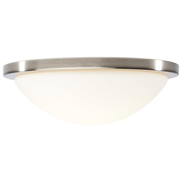 Flush Mount Nuvo 62-1843 Button - 13 Inch LED Flush Mount Fixture - Brushed Nickel Finish - CCT Selectable - 120 Volts Nuvo