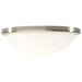Flush Mount Nuvo 62-1843 Button - 13 Inch LED Flush Mount Fixture - Brushed Nickel Finish - CCT Selectable - 120 Volts Nuvo