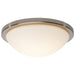 Flush Mount Nuvo 62-1843 Button - 13 Inch LED Flush Mount Fixture - Brushed Nickel Finish - CCT Selectable - 120 Volts Nuvo