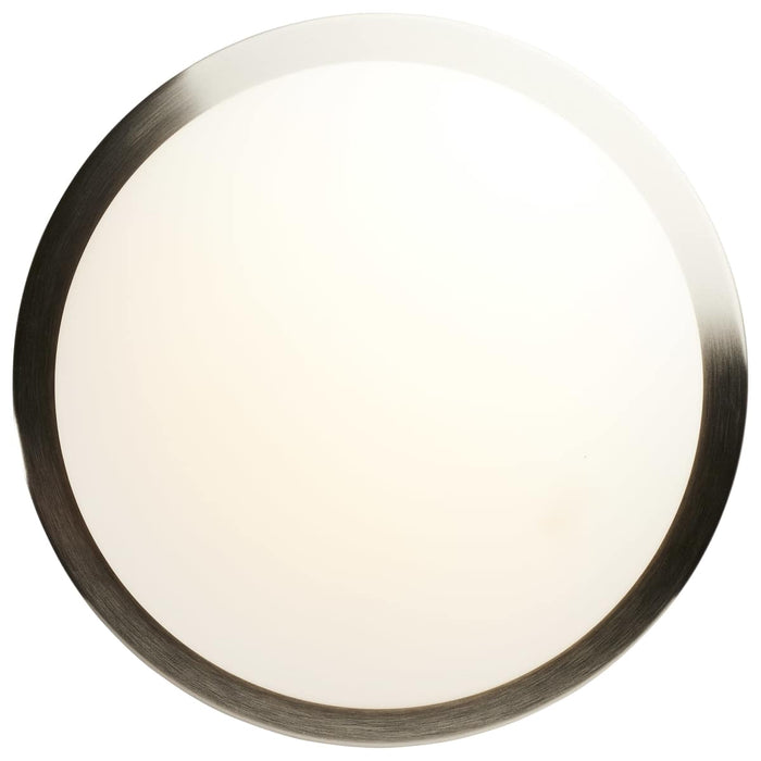 Flush Mount Nuvo 62-1843 Button - 13 Inch LED Flush Mount Fixture - Brushed Nickel Finish - CCT Selectable - 120 Volts Nuvo