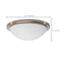 Flush Mount Nuvo 62-1843 Button - 13 Inch LED Flush Mount Fixture - Brushed Nickel Finish - CCT Selectable - 120 Volts Nuvo