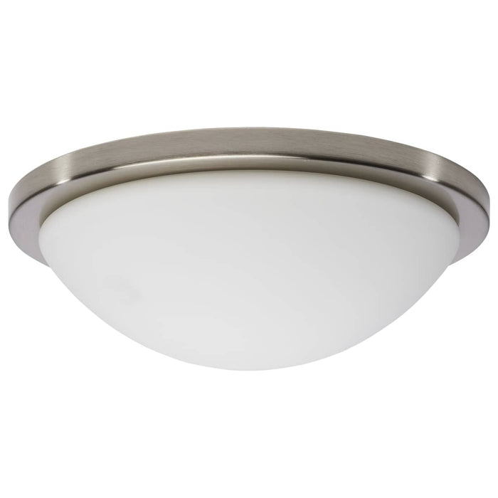Flush Mount Nuvo 62-1843 Button - 13 Inch LED Flush Mount Fixture - Brushed Nickel Finish - CCT Selectable - 120 Volts Nuvo