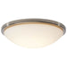 Flush Mount Nuvo 62-1844 Button - 17 Inch LED Flush Mount Fixture - Brushed Nickel Finish - CCT Selectable - 120 Volts Nuvo