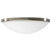 Flush Mount Nuvo 62-1844 Button - 17 Inch LED Flush Mount Fixture - Brushed Nickel Finish - CCT Selectable - 120 Volts Nuvo
