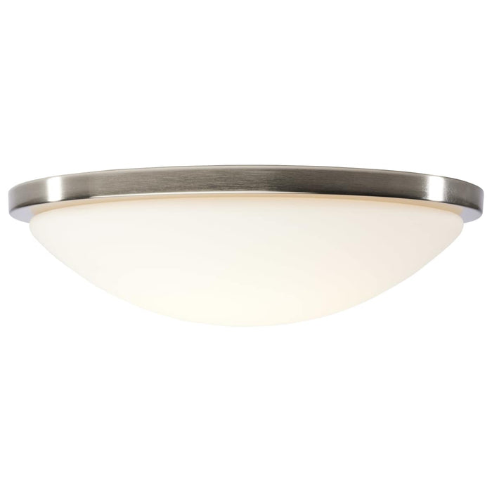 Flush Mount Nuvo 62-1844 Button - 17 Inch LED Flush Mount Fixture - Brushed Nickel Finish - CCT Selectable - 120 Volts Nuvo