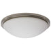 Flush Mount Nuvo 62-1844 Button - 17 Inch LED Flush Mount Fixture - Brushed Nickel Finish - CCT Selectable - 120 Volts Nuvo