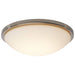 Flush Mount Nuvo 62-1844 Button - 17 Inch LED Flush Mount Fixture - Brushed Nickel Finish - CCT Selectable - 120 Volts Nuvo