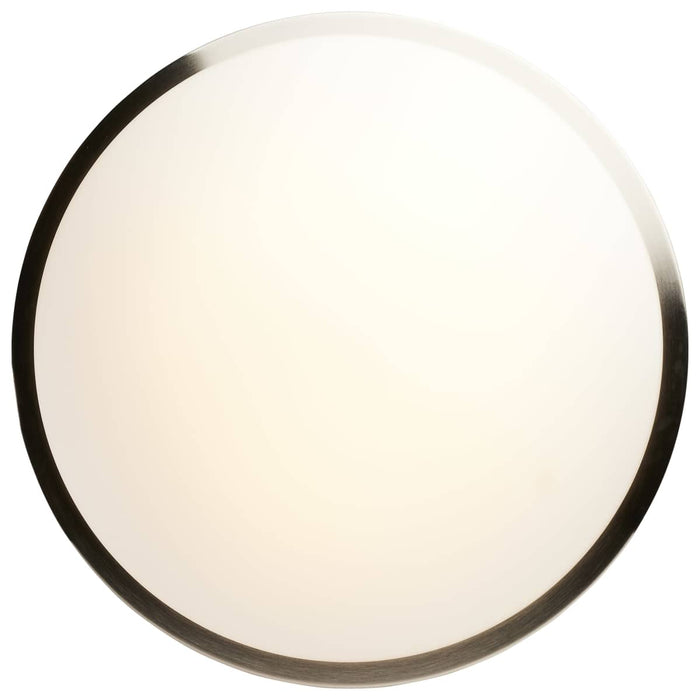 Flush Mount Nuvo 62-1844 Button - 17 Inch LED Flush Mount Fixture - Brushed Nickel Finish - CCT Selectable - 120 Volts Nuvo