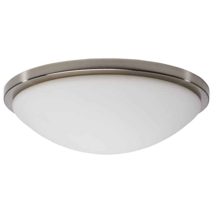 Flush Mount Nuvo 62-1844 Button - 17 Inch LED Flush Mount Fixture - Brushed Nickel Finish - CCT Selectable - 120 Volts Nuvo