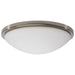 Flush Mount Nuvo 62-1844 Button - 17 Inch LED Flush Mount Fixture - Brushed Nickel Finish - CCT Selectable - 120 Volts Nuvo
