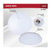 Flush Mount Nuvo 62-1850 11 Inch LED Cloud Fixture - 12.5 Watts - 27K/30K/35K/40K/50K CCT Selectable - Round Shape - White Finish - 120 Volt Nuvo