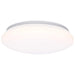 Flush Mount Nuvo 62-1851 11 Inch LED Cloud Fixture with Sensor - 11.5 Watts - 27K/30K/35K/40K/50K CCT Selectable - Round Shape - White Finish - 120 Volt Nuvo