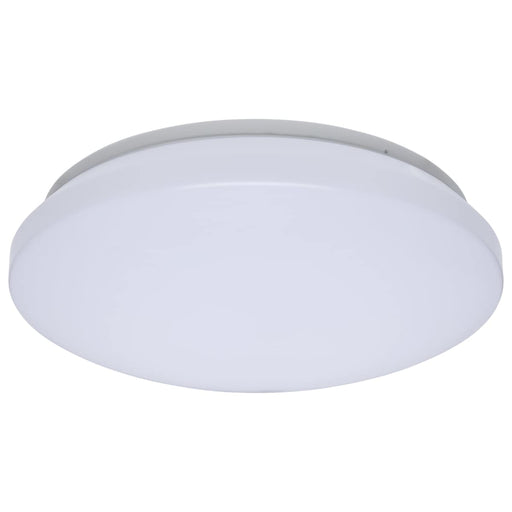 Flush Mount Nuvo 62-1851 11 Inch LED Cloud Fixture with Sensor - 11.5 Watts - 27K/30K/35K/40K/50K CCT Selectable - Round Shape - White Finish - 120 Volt Nuvo