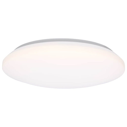 Flush Mount Nuvo 62-1853 14 Inch LED Cloud Fixture with Sensor - 17 Watts - 27K/30K/35K/40K/50K CCT Selectable - Round Shape - White Finish - 120 Volt Nuvo