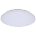 Flush Mount Nuvo 62-1853 14 Inch LED Cloud Fixture with Sensor - 17 Watts - 27K/30K/35K/40K/50K CCT Selectable - Round Shape - White Finish - 120 Volt Nuvo