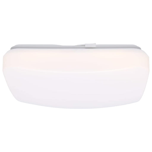 Flush Mount Nuvo 62-1855 11 Inch LED Cloud Fixture with Sensor - 11.5 Watts - 27K/30K/35K/40K/50K CCT Selectable - Square Shape - White Finish - 120 Volt Nuvo