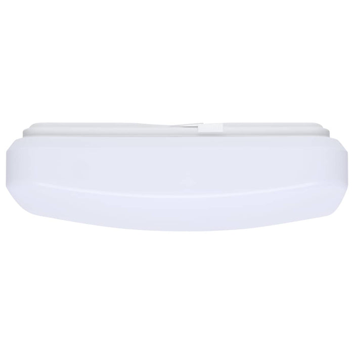 Flush Mount Nuvo 62-1855 11 Inch LED Cloud Fixture with Sensor - 11.5 Watts - 27K/30K/35K/40K/50K CCT Selectable - Square Shape - White Finish - 120 Volt Nuvo