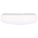 Flush Mount Nuvo 62-1855 11 Inch LED Cloud Fixture with Sensor - 11.5 Watts - 27K/30K/35K/40K/50K CCT Selectable - Square Shape - White Finish - 120 Volt Nuvo