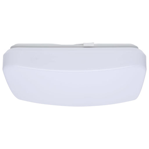 Flush Mount Nuvo 62-1855 11 Inch LED Cloud Fixture with Sensor - 11.5 Watts - 27K/30K/35K/40K/50K CCT Selectable - Square Shape - White Finish - 120 Volt Nuvo