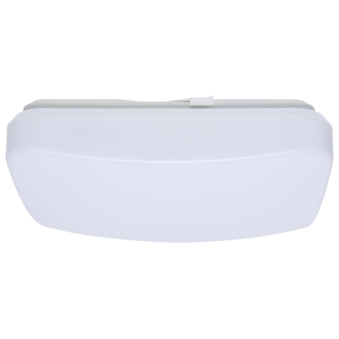 Flush Mount Nuvo 62-1855 11 Inch LED Cloud Fixture with Sensor - 11.5 Watts - 27K/30K/35K/40K/50K CCT Selectable - Square Shape - White Finish - 120 Volt Nuvo